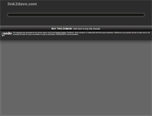 Tablet Screenshot of link2dave.com